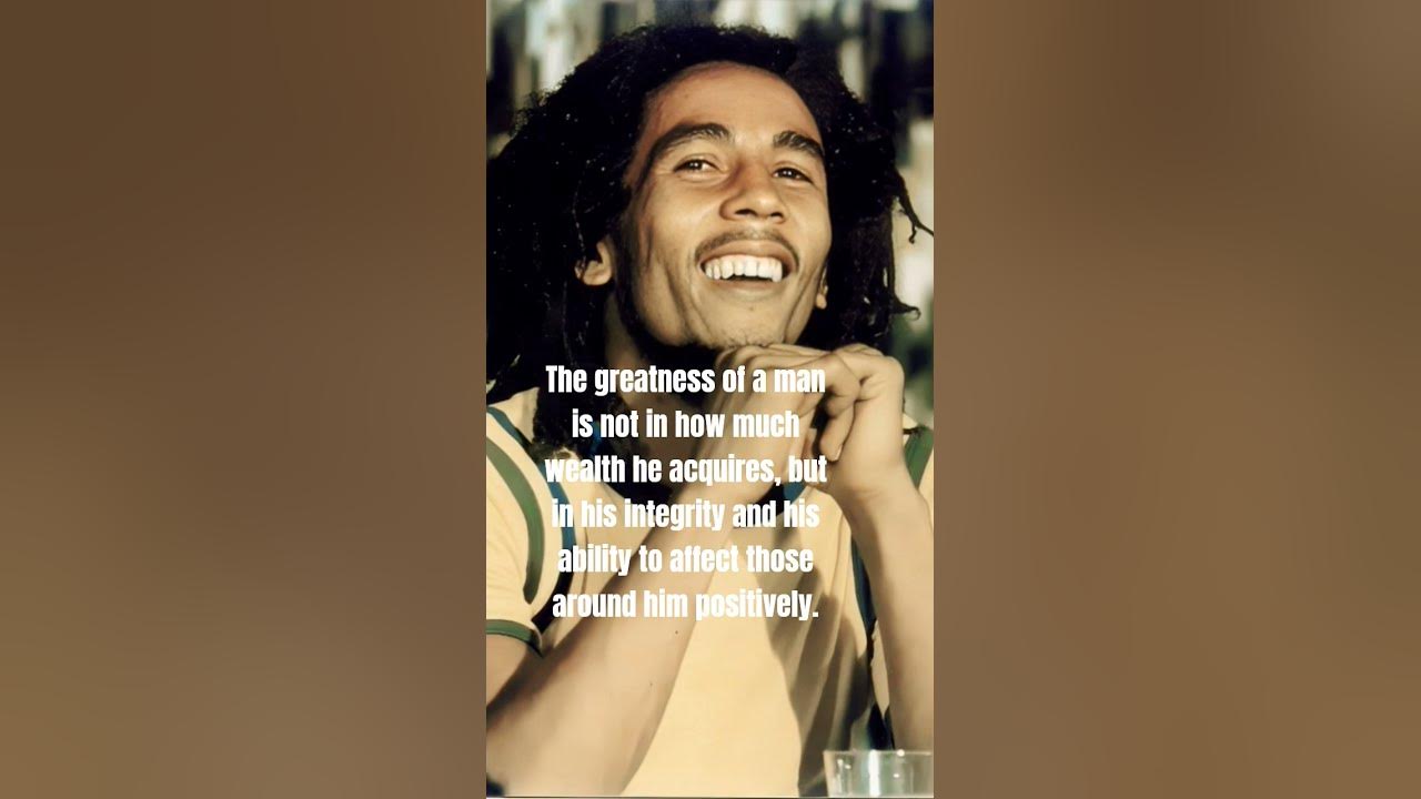 Bob Marley. Greatness