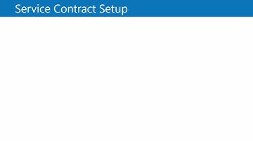 Dynamics NAV - M07-03 Service Contracts Setup