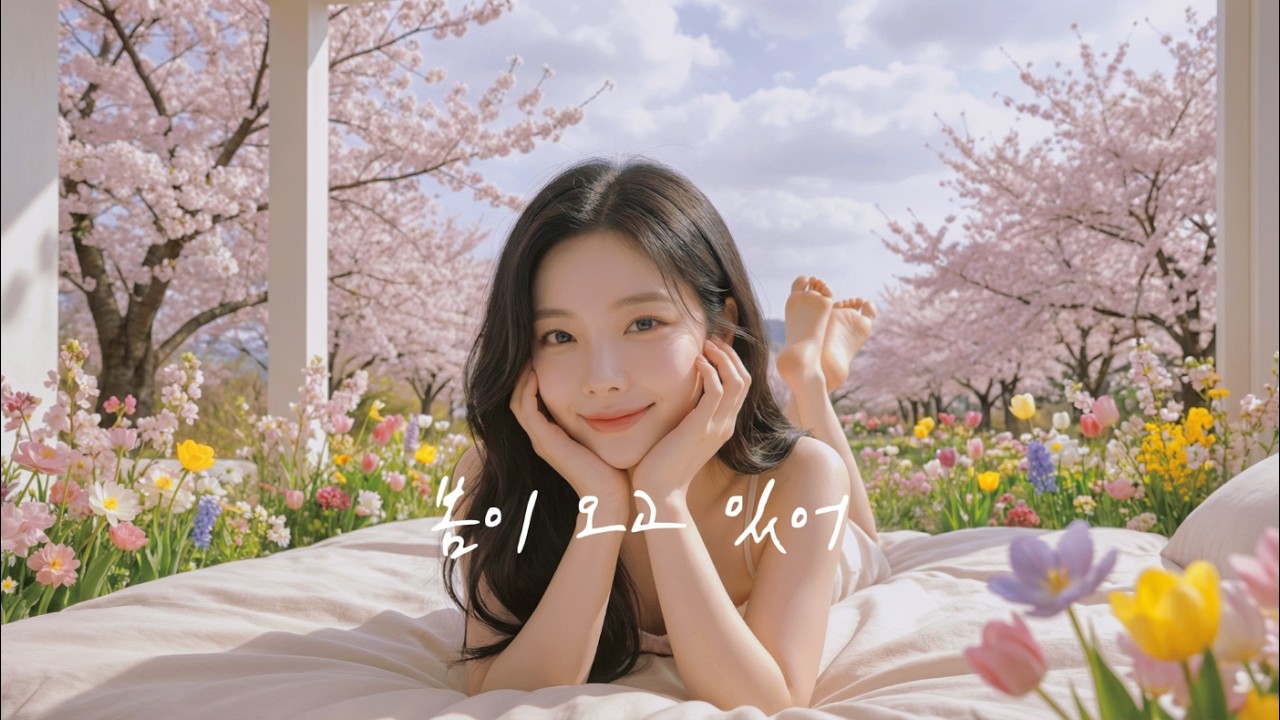 🎵 봄이오고있어 | 벚꽃엔딩 처럼 되고 싶은 봄 가득 시티팝 (Lyrics Video)