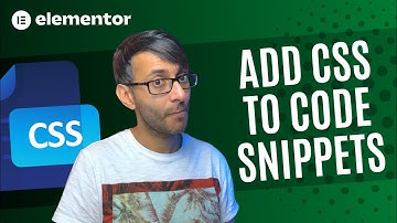 Add CSS to Code Snippets