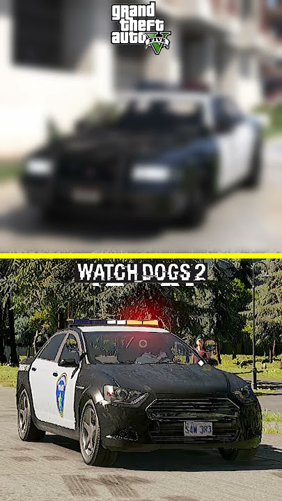 GTA 5 vs Watch Dogs 2 - Police Sirens Comparison