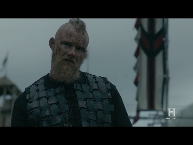 Bjorn Ironside and his mother, Lagertha., From Vikings., Myrdred .