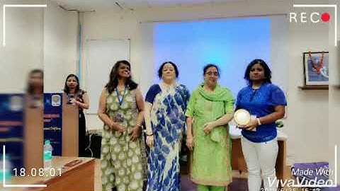 Speaker at Delhi university in Faculty Dev.prog.