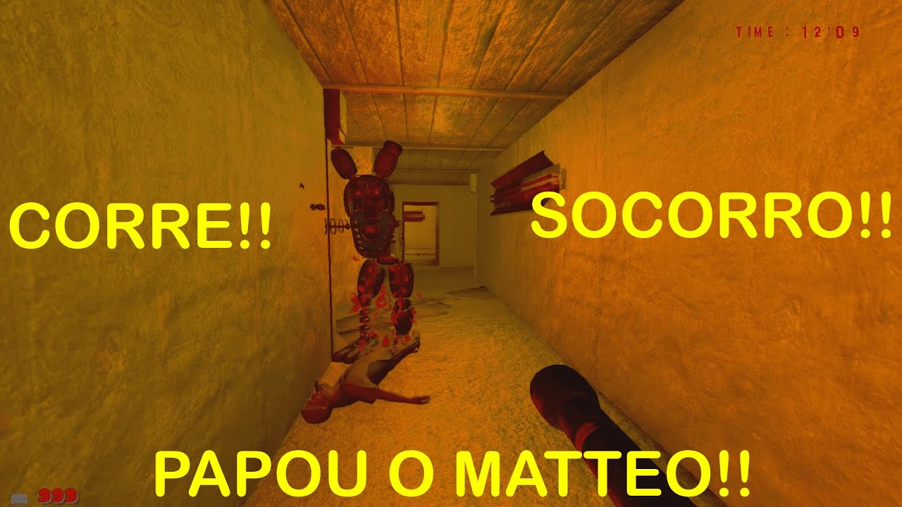 Como jogar a noite IMPOSSIVEL do Fnaf DOOM 4 - Com amigos!!!! 