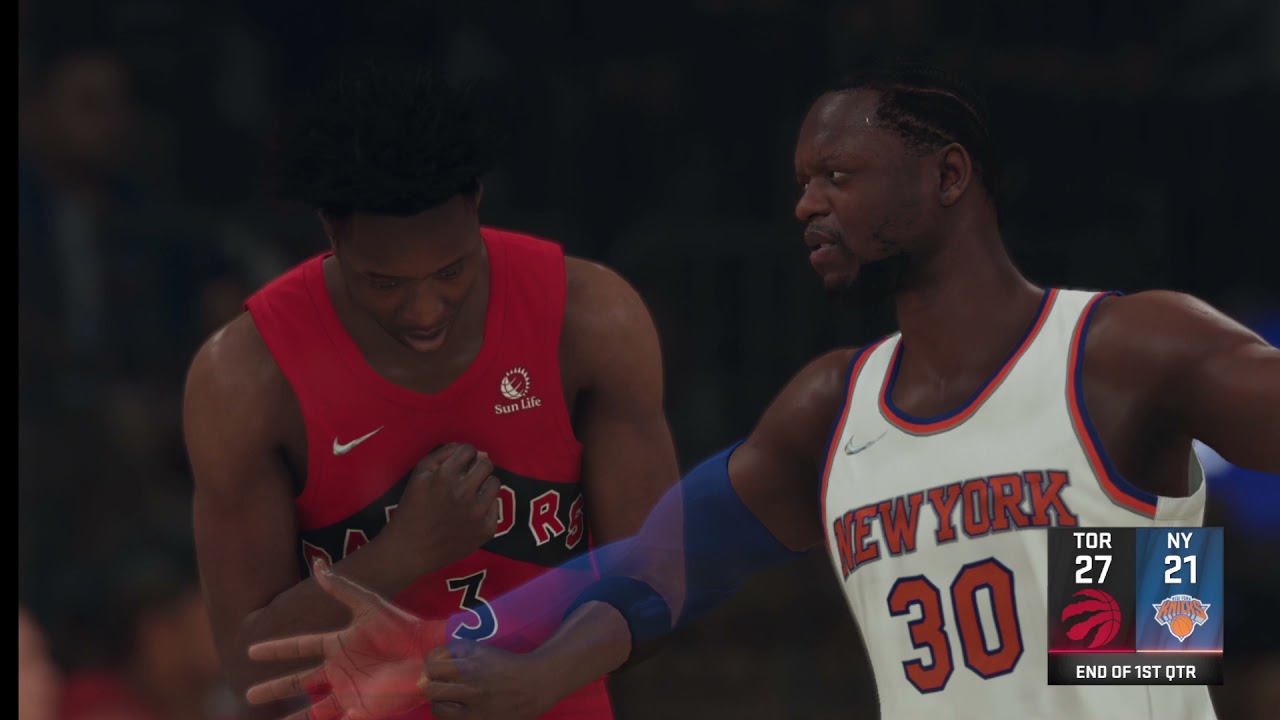Toronto Raptors vs New York Knicks NBA 2K22 Season Gameplay Sports Simulation