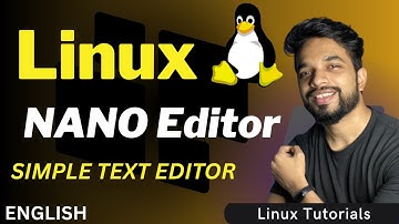 Linux NANO Text Editor Tutorial for Beginners in English