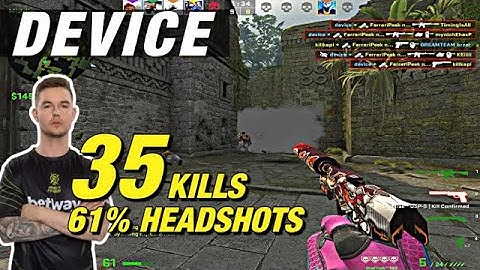 Device ancient game (35 Frags & 61% HS ) CSGO Device Full POV