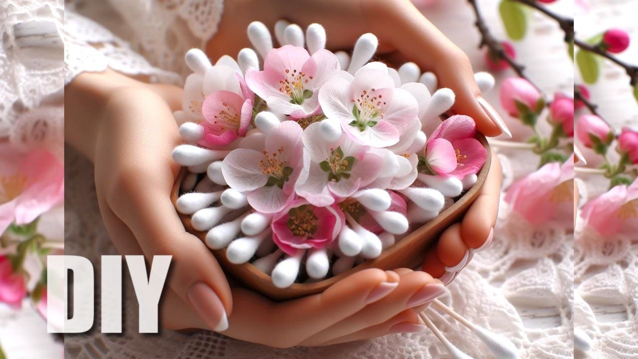 Как Это Просто😍 Не Могу Остановиться Делать Эти Цветочки! Весной Всегда Актуальны!