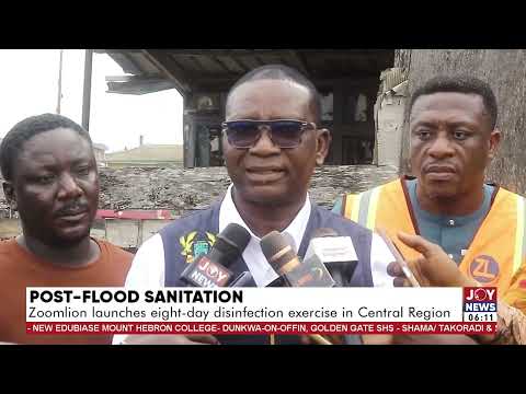 Post-flood sanitation: Zoomlion launches eight-day disinfection exercise in Central Region