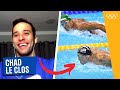 Chad Le Clos reacts to insanely close Olympic finishes!