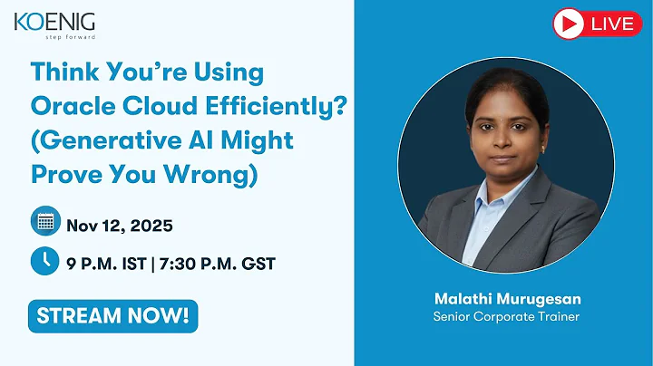 Think You’re Using Oracle Cloud Efficiently? (Generative AI Might Prove You Wrong)