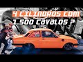 CHEVETTE DE ARRANCADA COM MOTOR 4 CILINDROS 16V E TURBO PARA 1.500CV - TT-B PARTE 2 @FuelTech