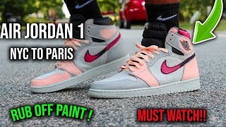 Paint Off My Air Jordan 1 NYC TO Paris 