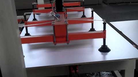 full automatic board edge trimming  and stacking machine short-cycle laminating machine