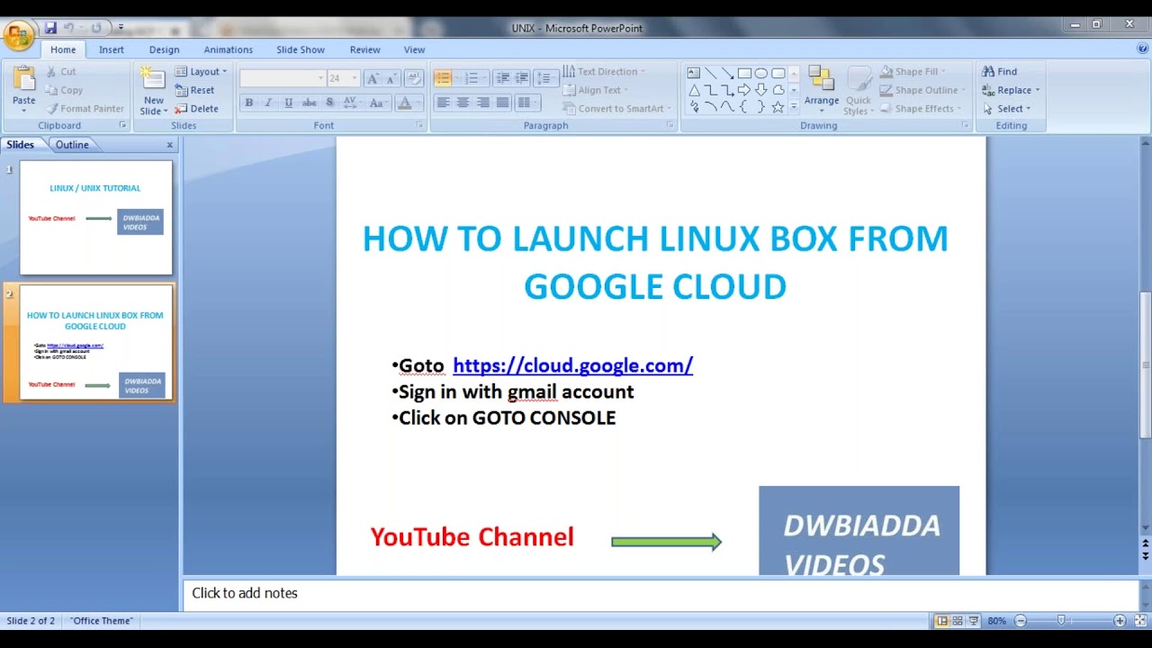 SETTING UP LINUX ENVIRONMENT IN GOOGLE CLOUD PLATFORM - YouTube
