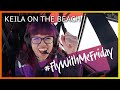 Keila lands on a beach for her First Flight Ever! #FlyWithMeFriday