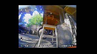Hitting gaps with my #tinywhoop