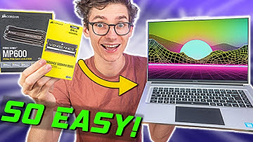 How To Add More RAM & SSD Storage To Your Laptop - QUICK & EASY!  (DDR4/DDR5 PCIE GEN 4 m.2) | AD