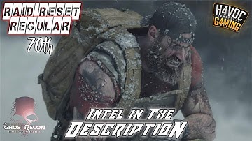 REGULAR RAID RESET #70 | Ghost Recon Breakpoint Gameplay | H4VOC G4MING