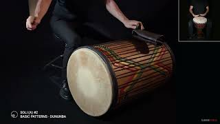 SOLI (A) - Basic Patterns - Dununba | Learn Djembe + Dunun Online
