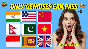 INSANE FLAG QUIZ 🌍🚩 Only Geniuses Can Pass! 🏆