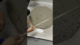 Slump Flow Test of Self Compacting Concrete (SCC)