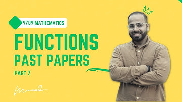 Functions | AS Level 9709 | May/June 2012 Past Paper Solutions | Concepts | Full Syllabus | Topical