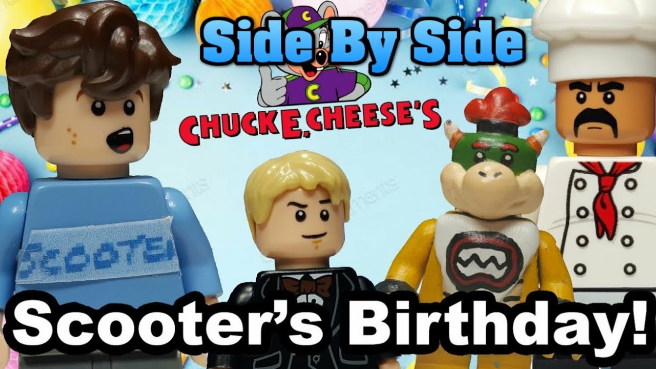Lego SML Scooter's Birthday! (Side By Side) YouTube
