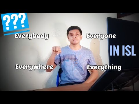 Everyone, Everybody, Everything & Everywhere | English lesson in ISL ...