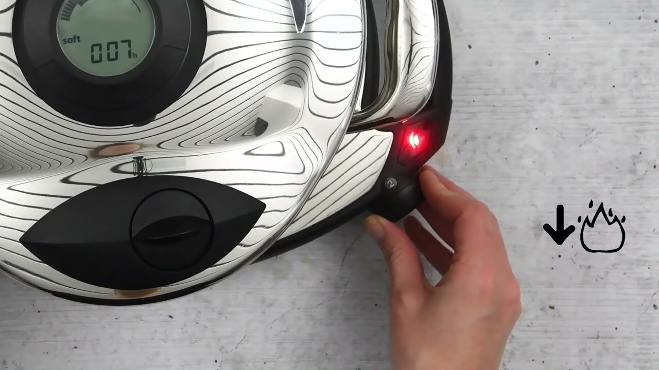 Cozinhar em modo Soft e Turbo com a Tampa Rapida Secuquick Softline