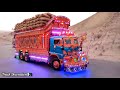 Hino fm8j overloaded cargo trucks in pakistan crazy drivers