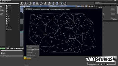 Unreal Engine Delaunay 2D Plugin - Showcase