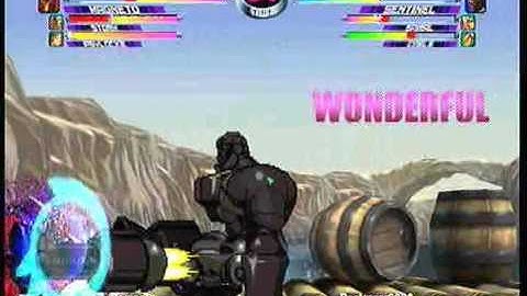 MvC2 Online (360): Brett (MSP) vs Destroyer9026 (Spiral/Cab/Sent) 17 .:7.16.10:.