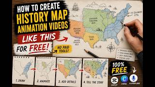 How to Create History Map Animation s Like This For Free
