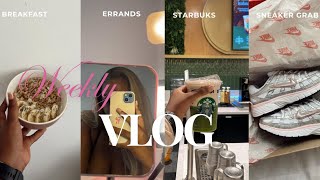 WEEKLY VLOG : Chit Chat | Skincare Routine | Starbucks date | Nike p6000 unboxing #weeklyvlog 