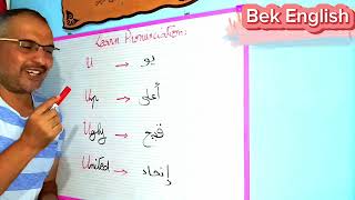 تعلم النطق باللغة الانجليزية (المستوى الأولA1 Level)