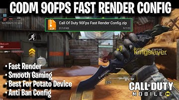 New Config Extreme 90fps Fast Render | Fix Fps Drops | Fix Lags | Works BR And MP | CODM Season 8