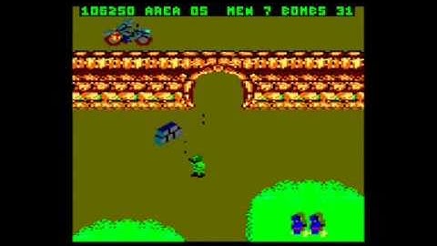 [AMSTRAD CPC] Commando - Review & Longplay(*)