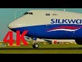 6 hours heavies only plane spotting best heavy landings takeoffs and taxis  4k