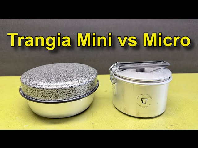 The mini frying pan is especially great] The Trangia Mini Set is a