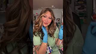 💋😈💋😈 #nurse #stethoscope #medical #roleplay #gloves #pov #cute #wasian #filipina #lumarose9292