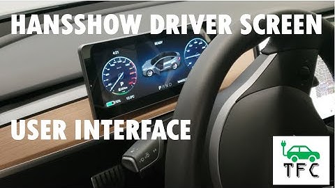 Hansshow Driver Screen User Experience Interface