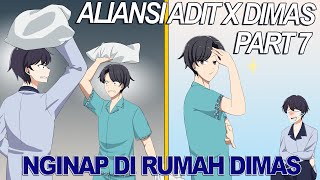  Aliansi Adit X Dimas Part 7 Tidur Di Rumah Dimas - Animasi Sekolah Kode Keras Cowok