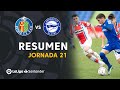 Resumen de Getafe CF vs Deportivo Alavés (0-0)