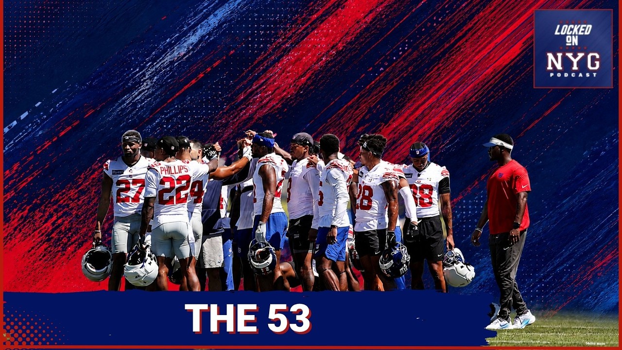 DECISION TIME: Giants 53-Man Roster Projection UNVEILED—Who Makes It? DECISION TIME: Giants 53-Man Roster Projection UNVEILED—Who Makes It?