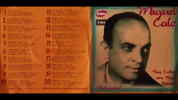 Miguel Cal - Sus xitos con Ral Iriarte - CD Completo