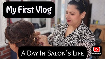 Welcome to Our First Salon Vlog..!! Official Introduction video 🎥