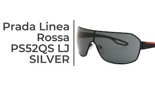 Prada Linea Rossa PS52QS LJ Silver Sunglasses Short Review Profile