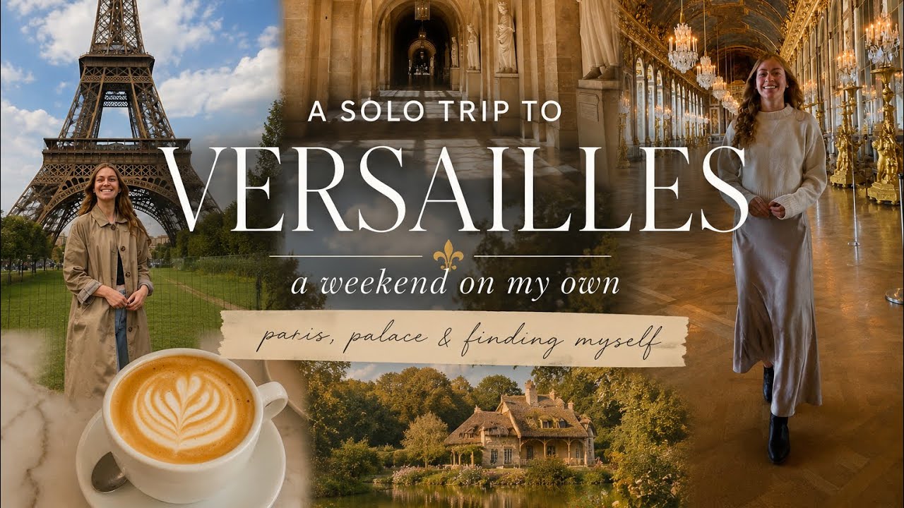 I Think I Found Myself in Versailles | Solo Travel Vlog