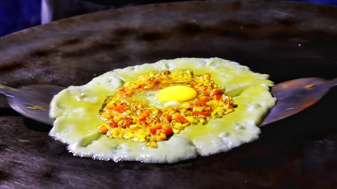 Roadside Four Layer Tik Tok Omelette | Delicious Egg Recipes | Egg Street Food | Indian Street Food | Street Food Fantasy